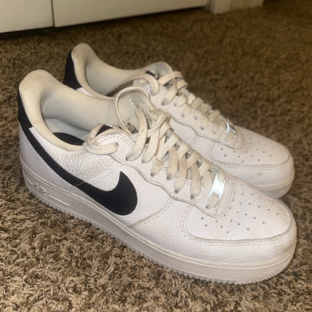 Nike Air Force Ones. Mens 9.5. Navy & White